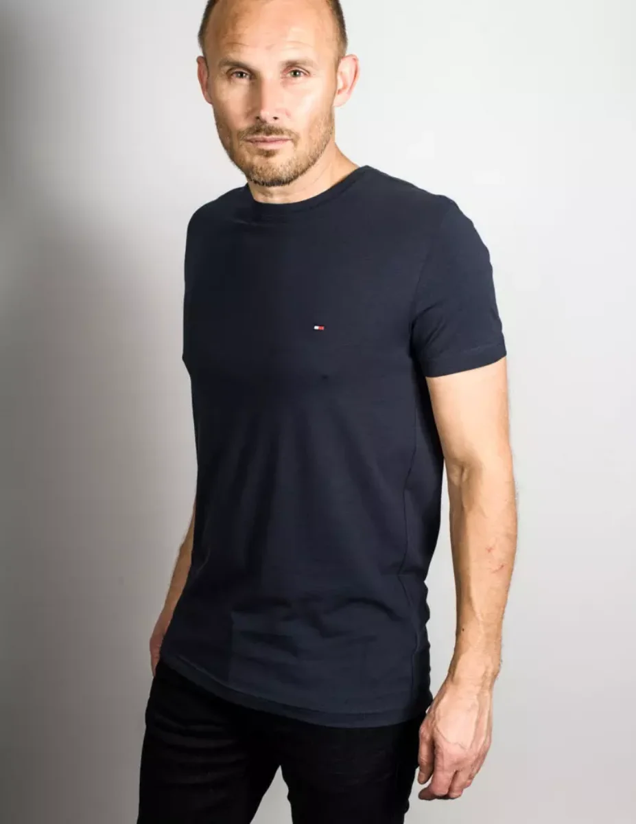Tommy Hilfiger Stretch Slim Fit T-Shirt | Navy