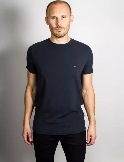 Tommy Hilfiger Stretch Slim Fit T-Shirt | Navy