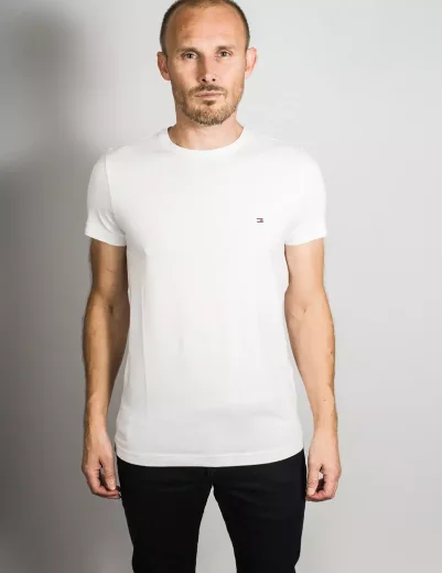 Tommy Hilfiger Stretch Slim Fit T-Shirt | White