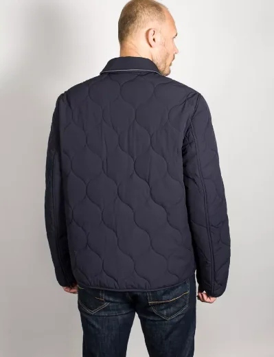 Ted Baker Schuss Reversible Quilted Jacket | Navy