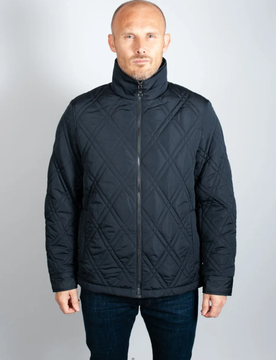 Ted Baker Manby Diamond Quilt Jacket | Navy
