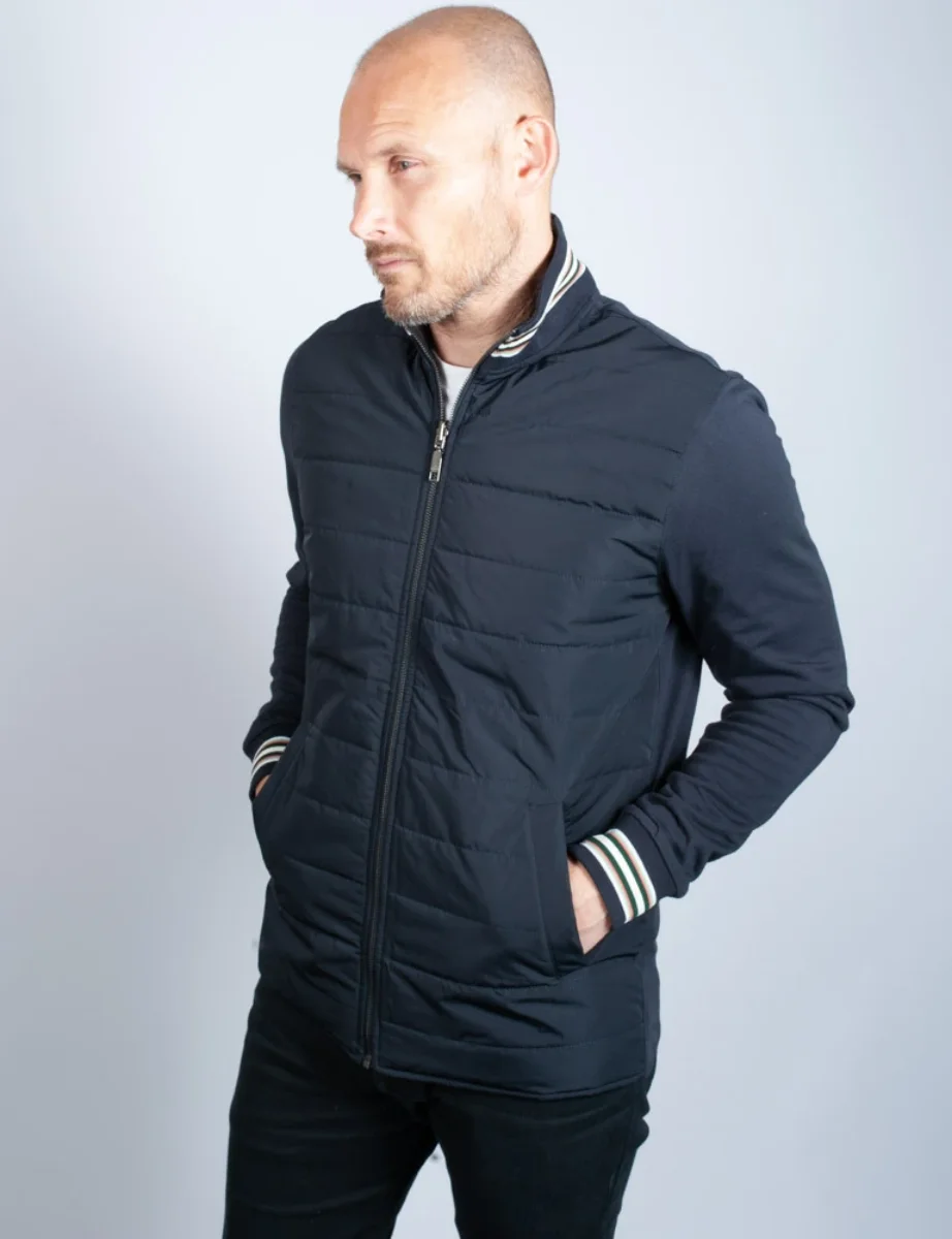 Ted Baker Hemis Reversible Zip Through Jacket | Navy