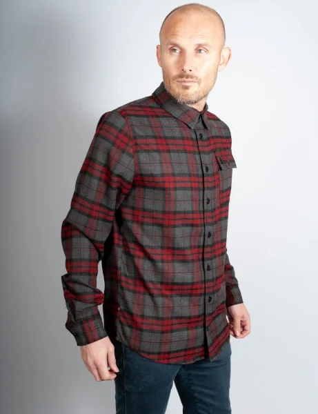 Luke Sport Melbourne Check Over Shirt | Shiraz Luke Sport Melbourne Check Over Shirt | Shiraz