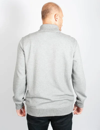 Ted Baker Ecos Half Zip Funnel Neck Sweater | Grey