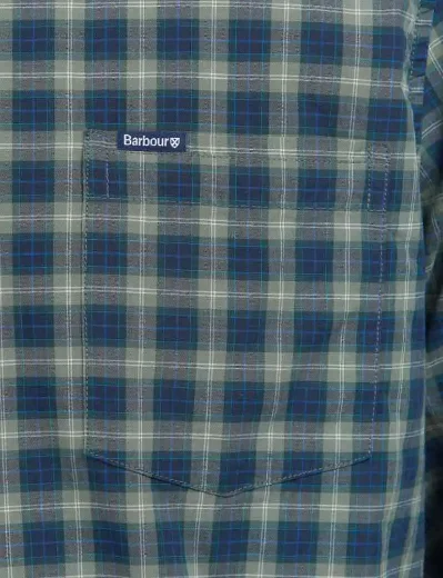 Barbour Lomond Tailored Fit Shirt | Kielder Blue Tartan