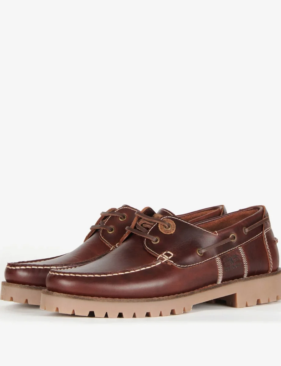 Barbour Stern Boat Shoe | Mahogany