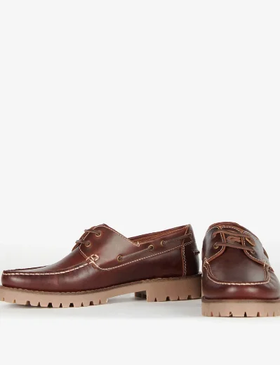 Barbour Stern Boat Shoe | Mahogany