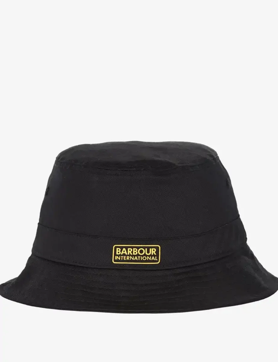 Barbour Intl Norton Drill Sports Bucket Hat | Black