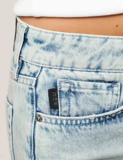 Superdry Vintage Denim Mini Skirt | Indigo Marble