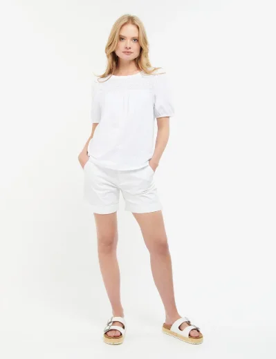 Barbour Pearl Top | White