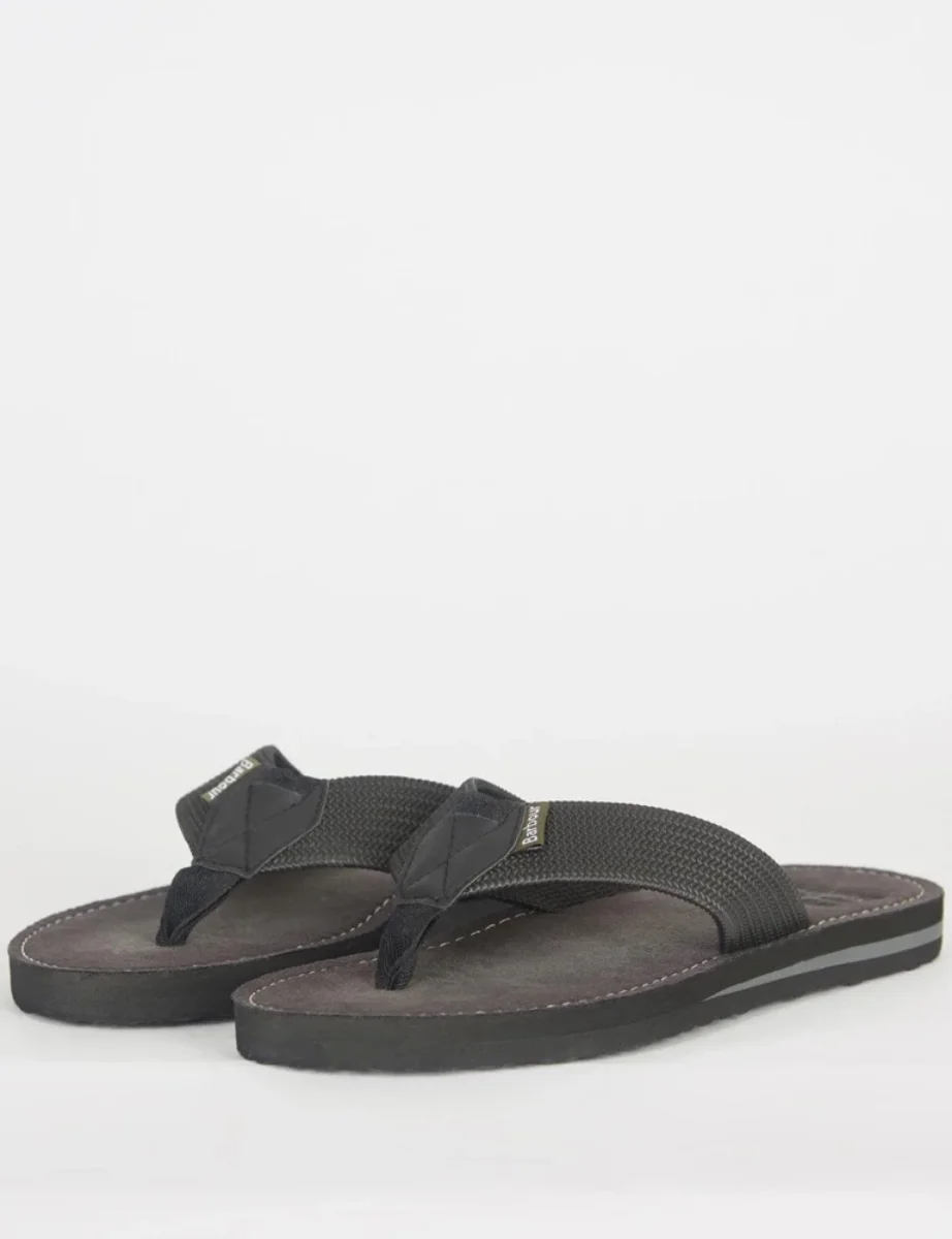 Barbour Toeman Beach Sandal | Black