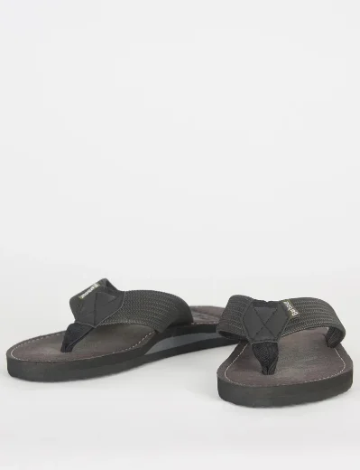 Barbour Toeman Beach Sandal | Black