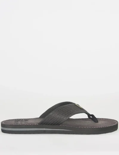 Barbour Toeman Beach Sandal | Black