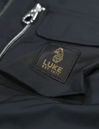 Luke Vietnam Technical Zip Through Jacket | Black