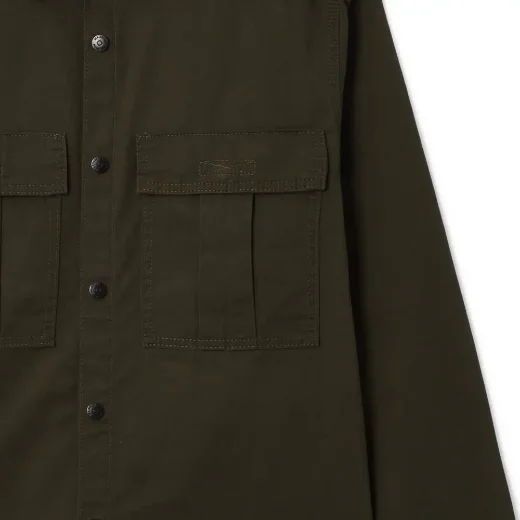 MA Strum Patch Pocket Parade Overshirt | Oil Slick