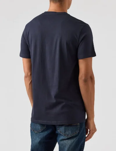 Weekend Offender Sleeves Graphic Print T-Shirt | Navy