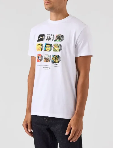 Weekend Offender Sleeves Graphic Print T-Shirt | White