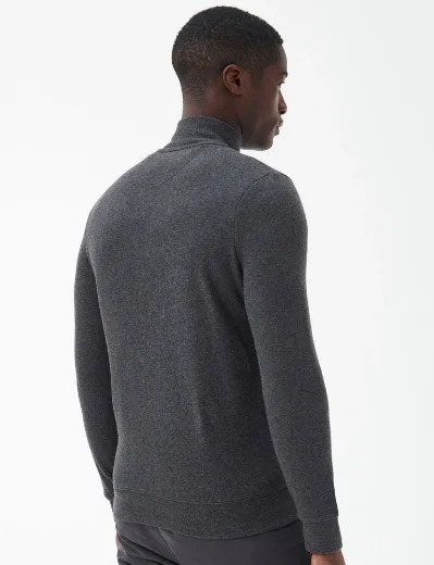 Barbour Intl Essential Half Zip Sweatshirt | Asphalt Marl