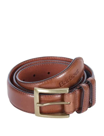 Barbour Belt Gift Box | Dark Brown