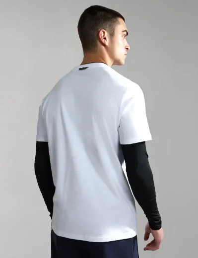 Napapijri Gorfou Short Sleeve Graphic T-Shirt | White