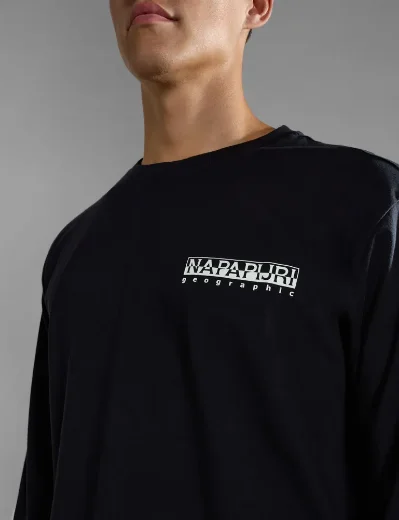 Napapijri Telemark Long Sleeve T-Shirt | Black