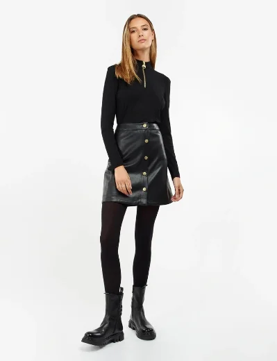 Barbour Intl Napier Skirt | Black