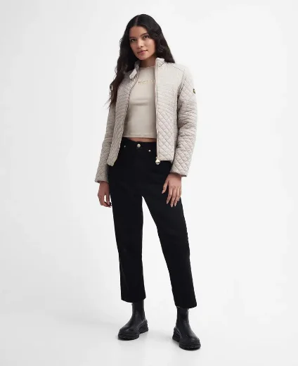 Barbour Intl Women's Formation Quilted Jacket | Oat