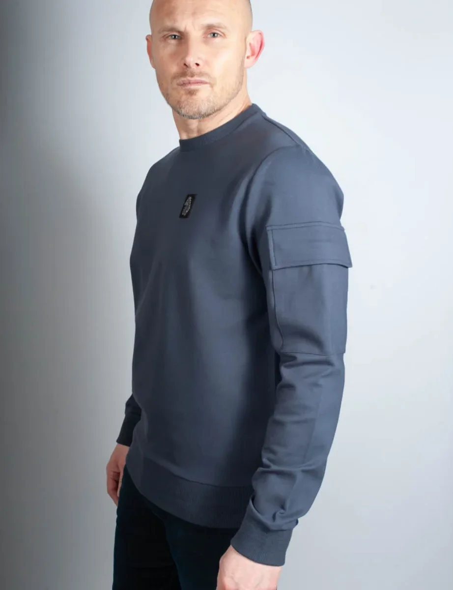 Luke 1977 Hunter Crew Neck Sweater | Porpoise