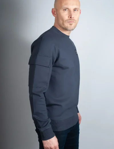 Luke 1977 Hunter Crew Neck Sweater | Porpoise