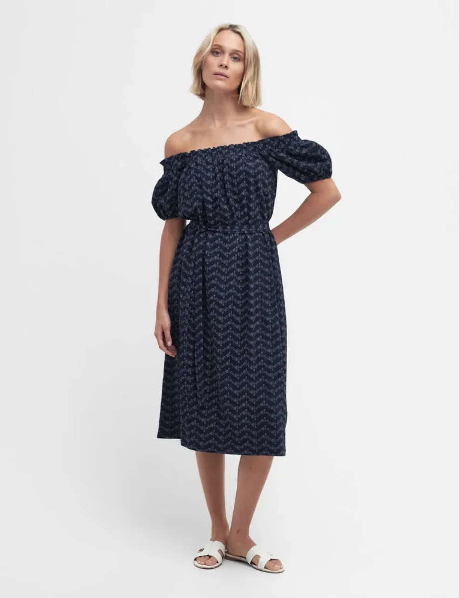 Barbour Women's Hollowtree Midi Dress | Navy