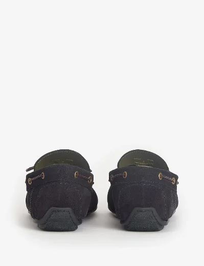 Barbour Jenson Driving Loafer | Navy Suede