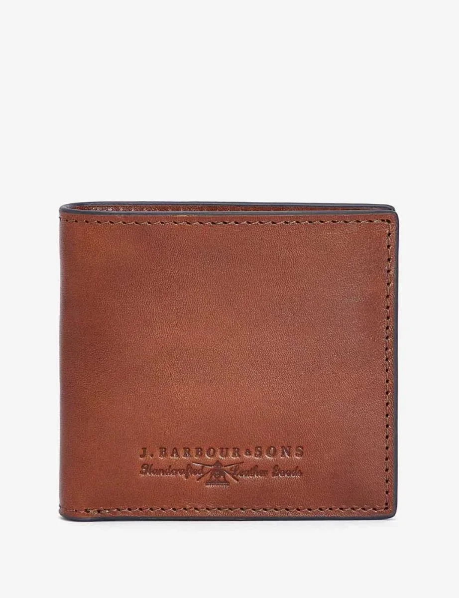 Barbour Torridon Leather Wallet | Cognac
