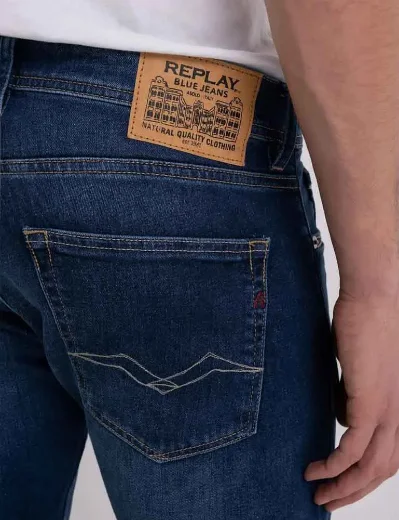 Replay Straight Fit Grover Jeans 685 488 | Dark Blue Wash 