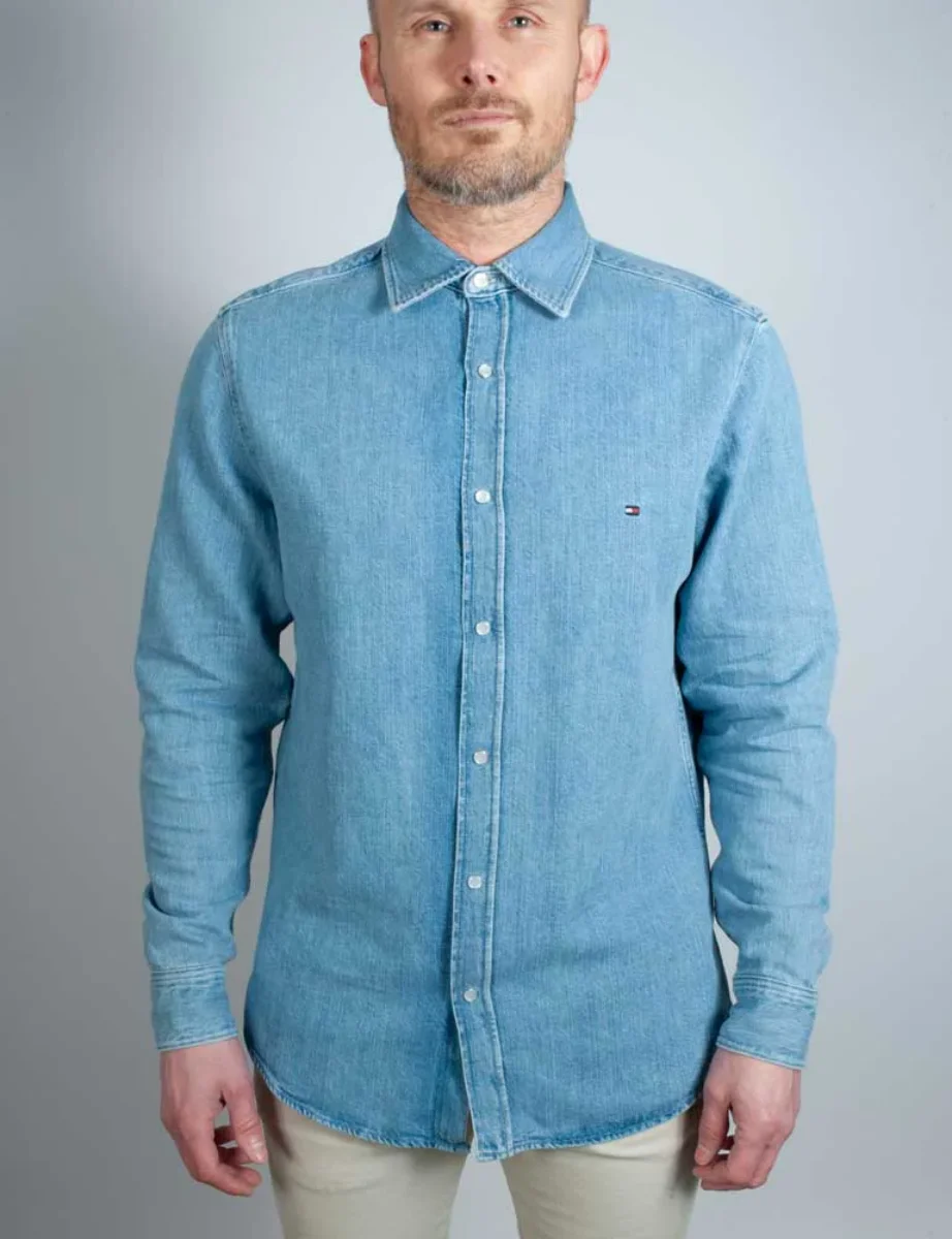 Tommy Hilfiger Denim Shirt | Malibu Blue