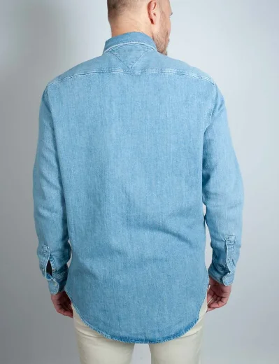 Tommy Hilfiger Denim Shirt | Malibu Blue