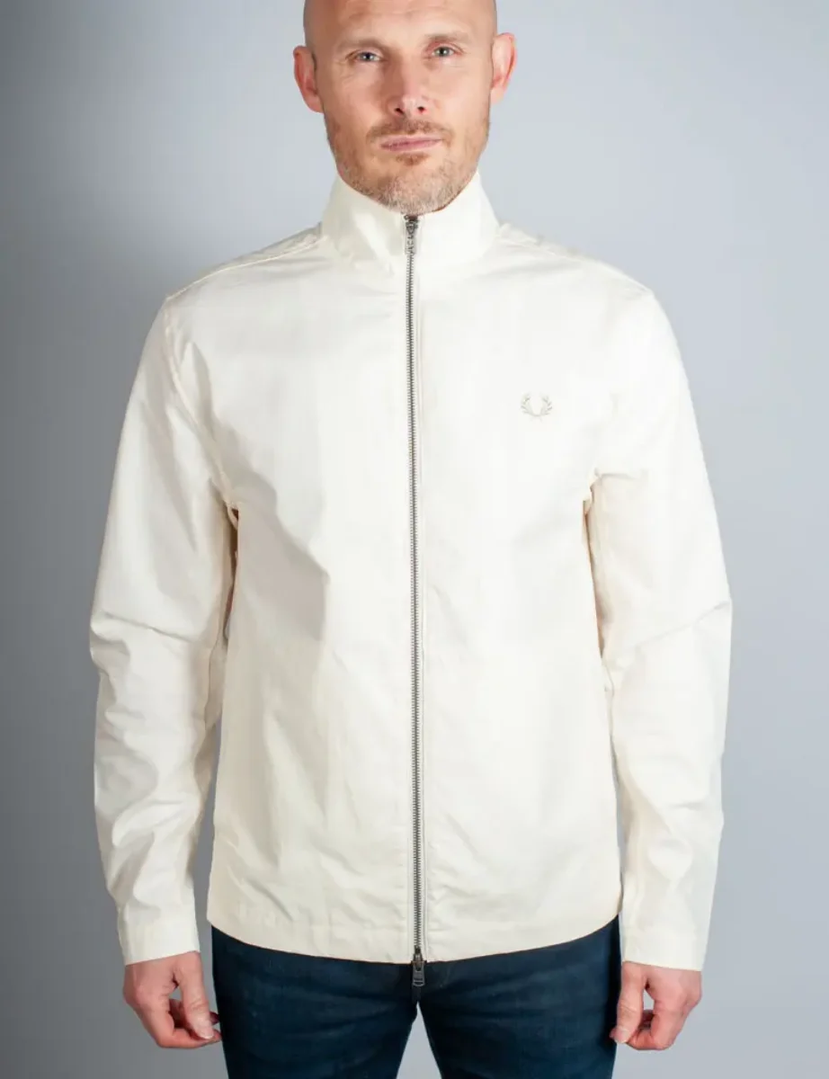 Fred Perry Woven Ripstop Overshirt | Ecru