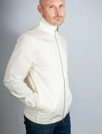 Fred Perry Woven Ripstop Overshirt | Ecru