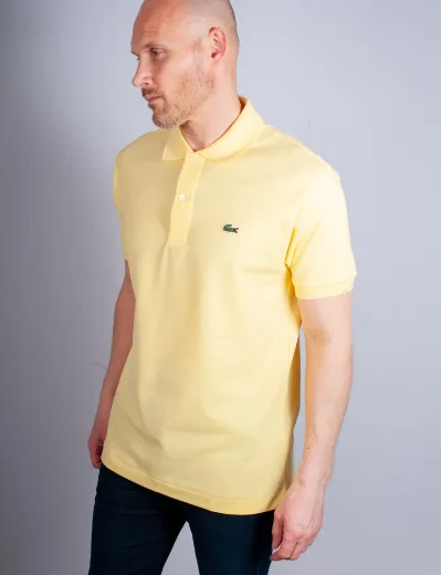Lacoste Men's L.12.12. Pique Polo Shirt | Pastel Yellow