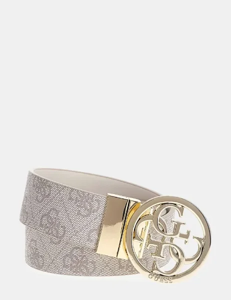 Guess Noelle Reversible 4G Logo Reversible Belt | Dove Guess Noelle Reversible 4G Logo Reversible Belt | Dove
