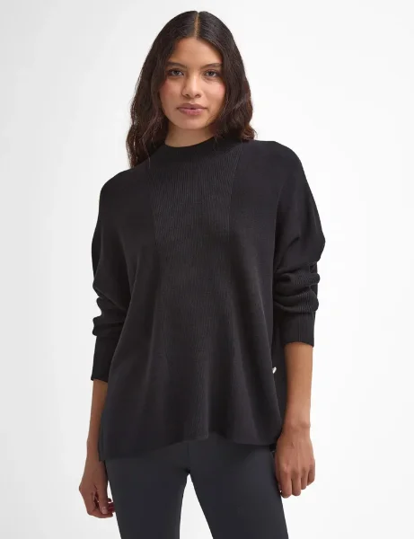 Barbour International Women's Sunita Knitted Jumper | Black Barbour International Women's Sunita Knitted Jumper | Black