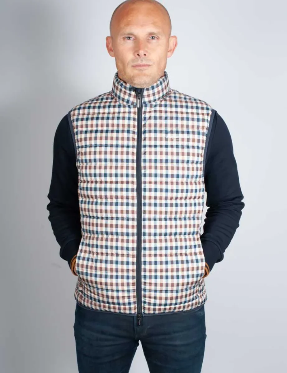 Aquascutum Active RLG Club Check Gilet
