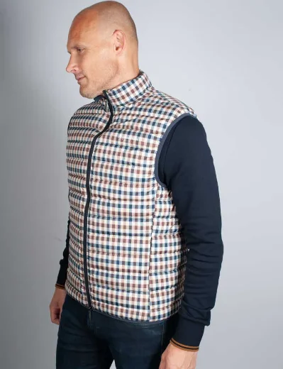 Aquascutum Active RLG Club Check Gilet