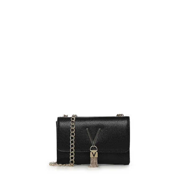 Valentino DIVINA Crossbody Bag | Black/Gold Valentino DIVINA Crossbody Bag | Black/Gold