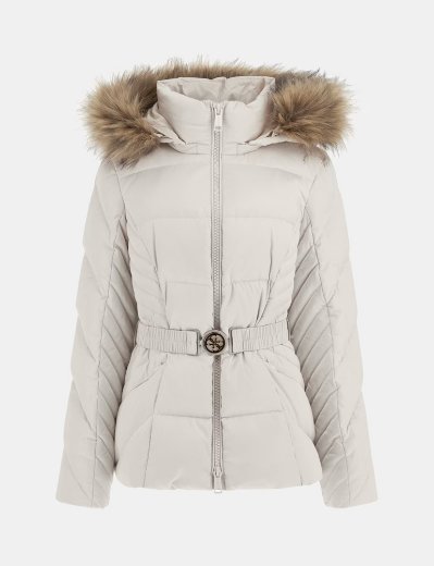 Guess Olga Short Down Jacket | Pearl