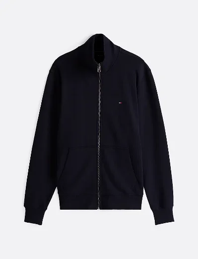 Tommy Hilfiger Essential Terry Zip-Thru Sweatshirt | Navy