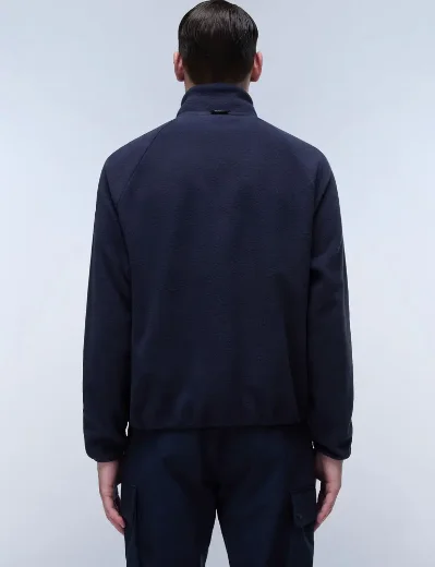 Napapijri Dolent Half Zip Fleece Sweatshirt | Navy