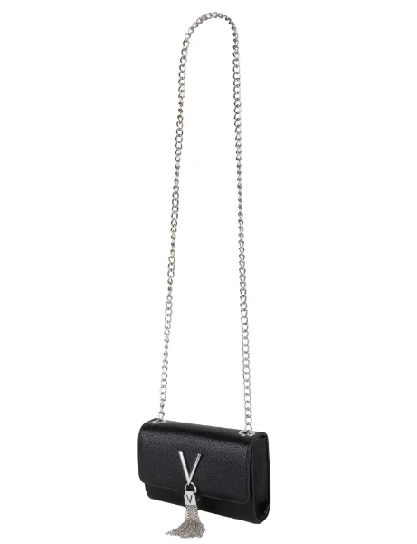 Valentino DIVINA Crossbody Bag | Black/Silver Valentino DIVINA Crossbody Bag | Black/Silver