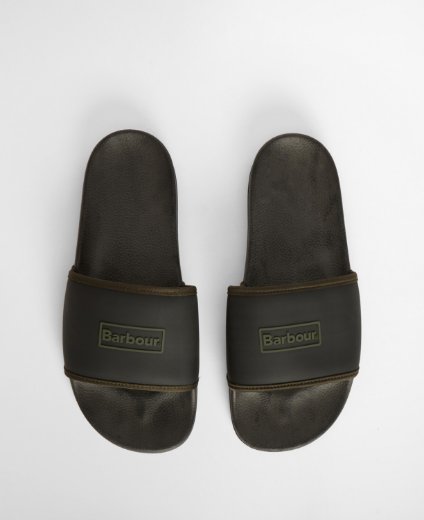 Barbour Cresswell Slider | Black
