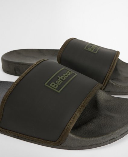 Barbour Cresswell Slider | Black