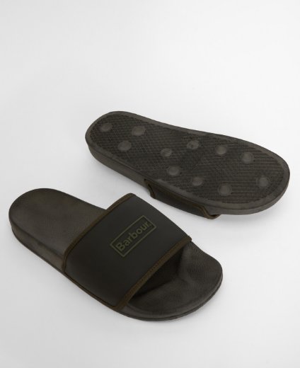 Barbour Cresswell Slider | Black